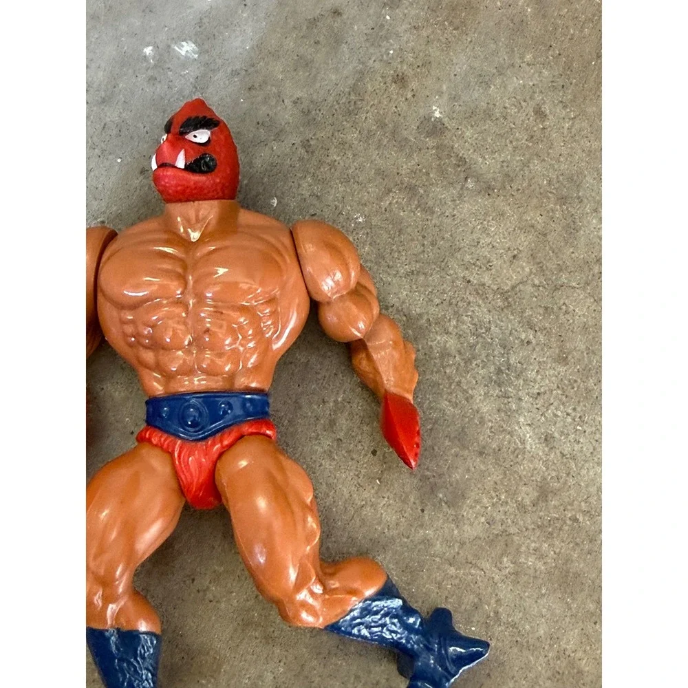 Mattel Masters of the Universe Clawful Action Figure Vintage 1981 MOTU Red Blue
